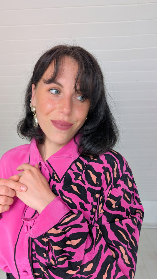 Blouse soie 1980 du 34 au 44