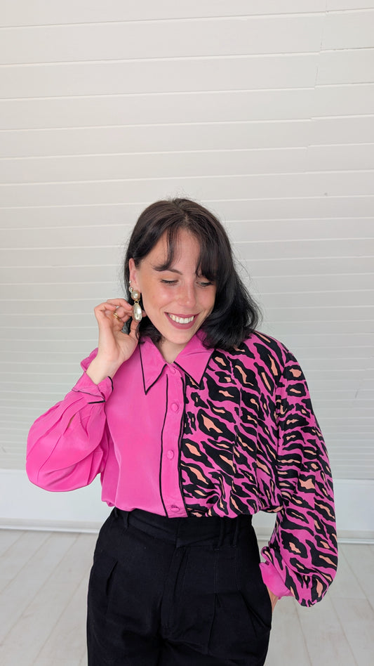 Blouse soie 1980 du 34 au 44