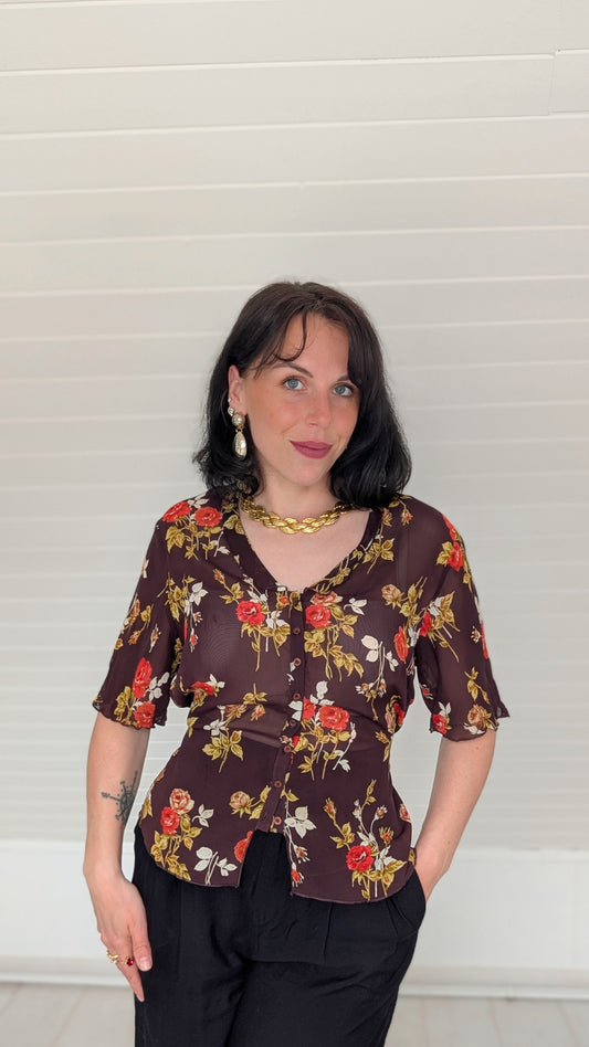 Blouse viscose 1990 T38