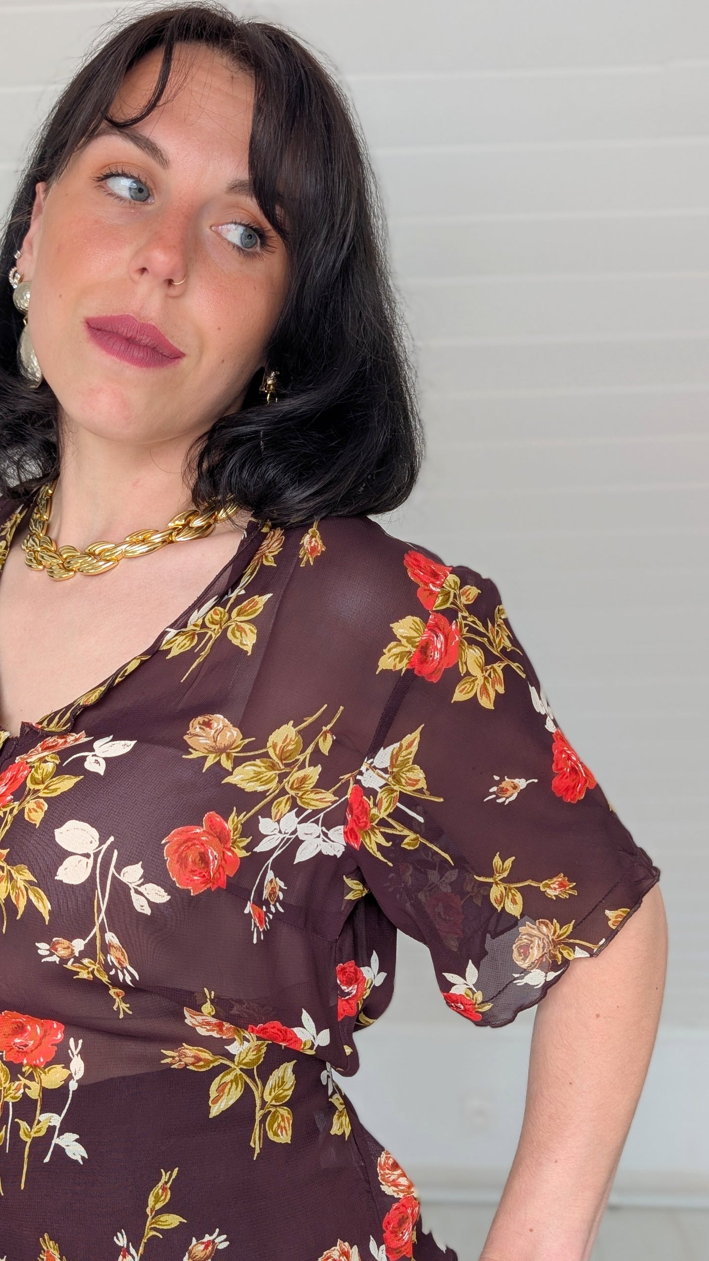 Blouse viscose 1990 T38