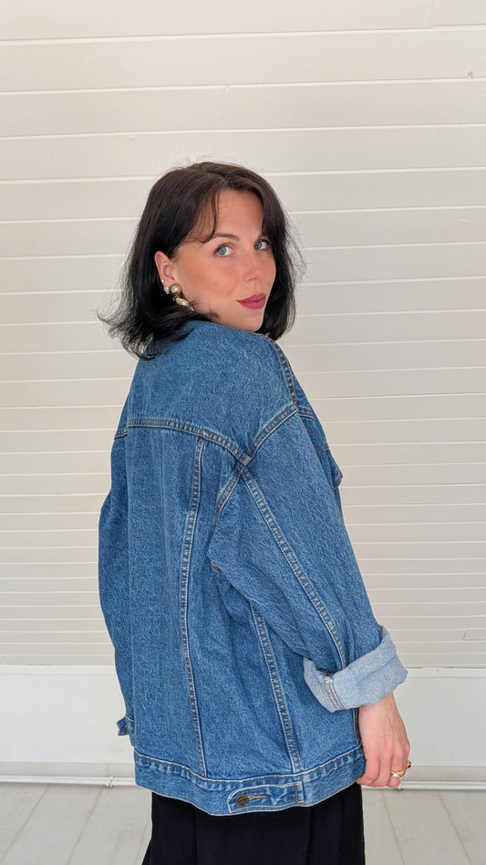 Veste jeans oversize 80s T40-42-44