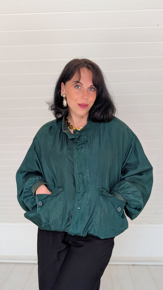 Bombers en soie 80s ample du 34 au 44
