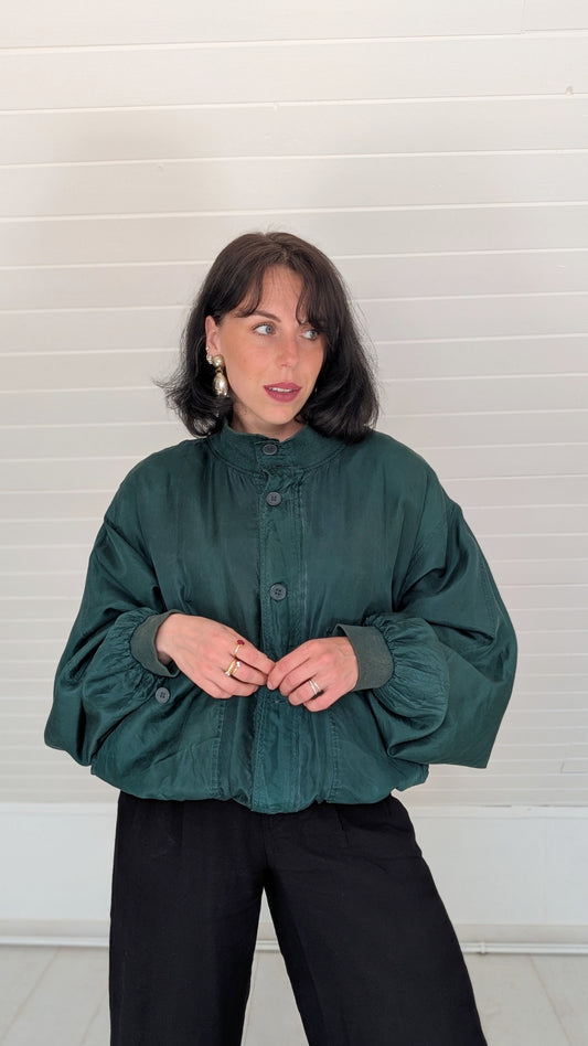Bombers en soie 80s ample du 34 au 44