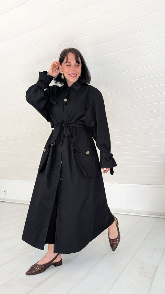 Trench long ample 1980 du 34 au 44