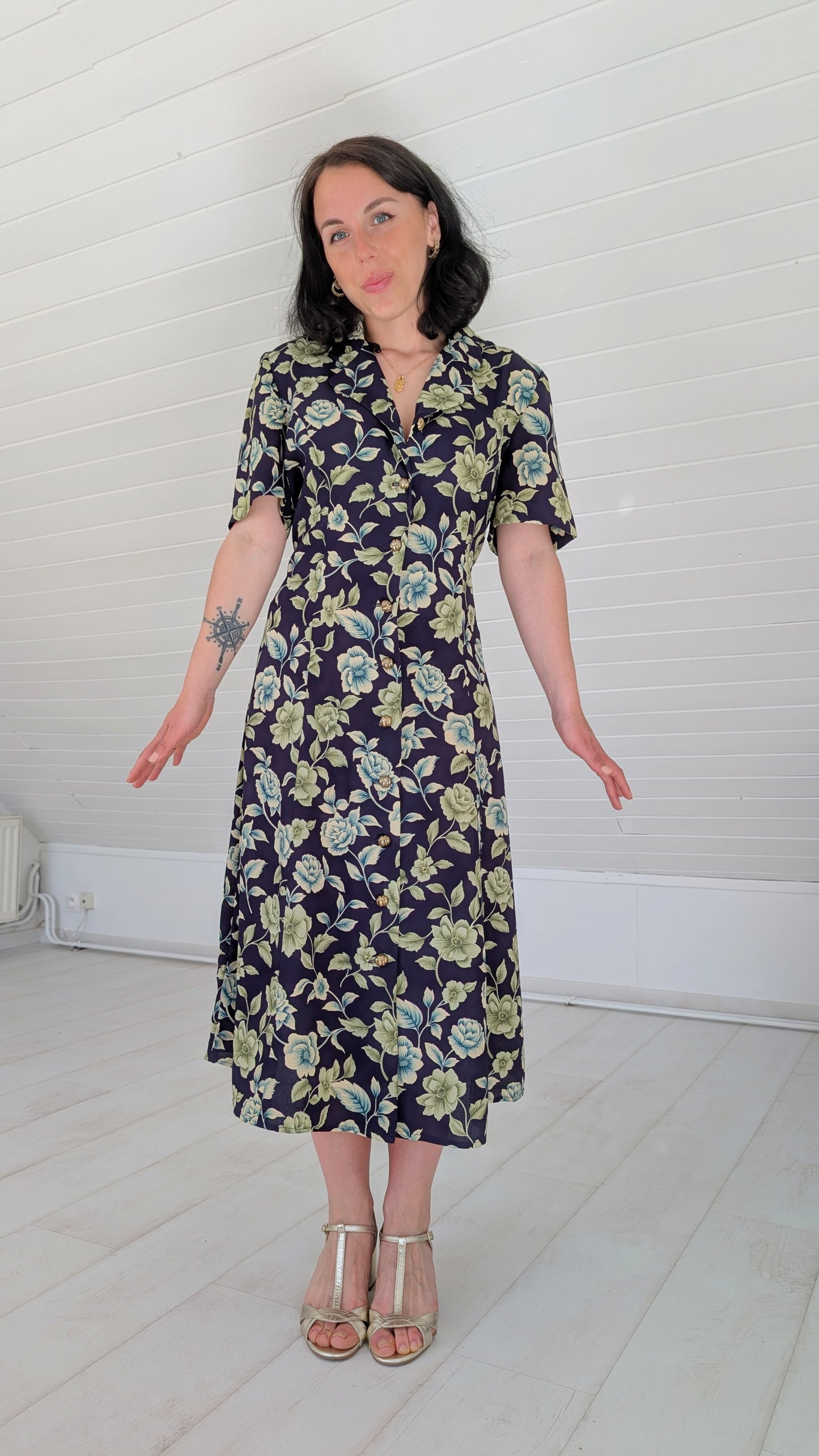 Robe 90s viscose T42