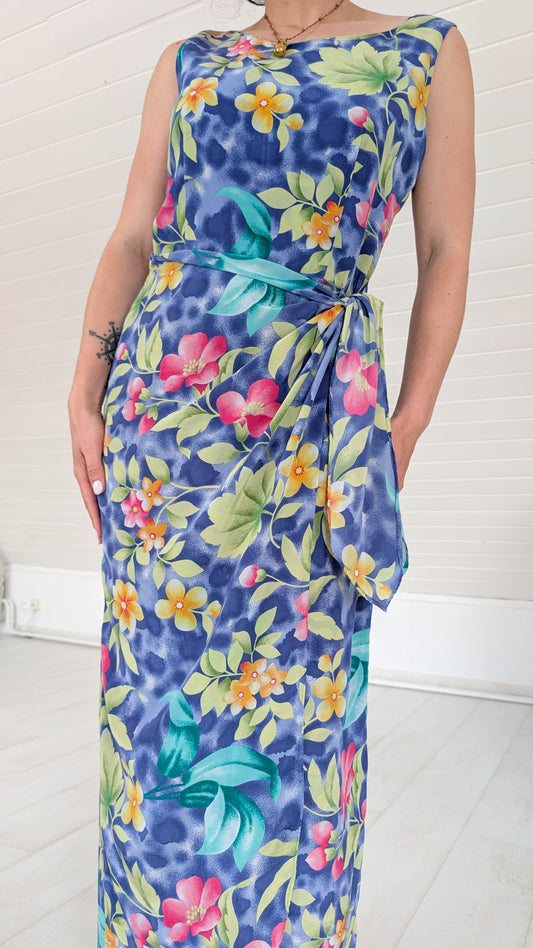 Robe 80/90s pure soie T38-40