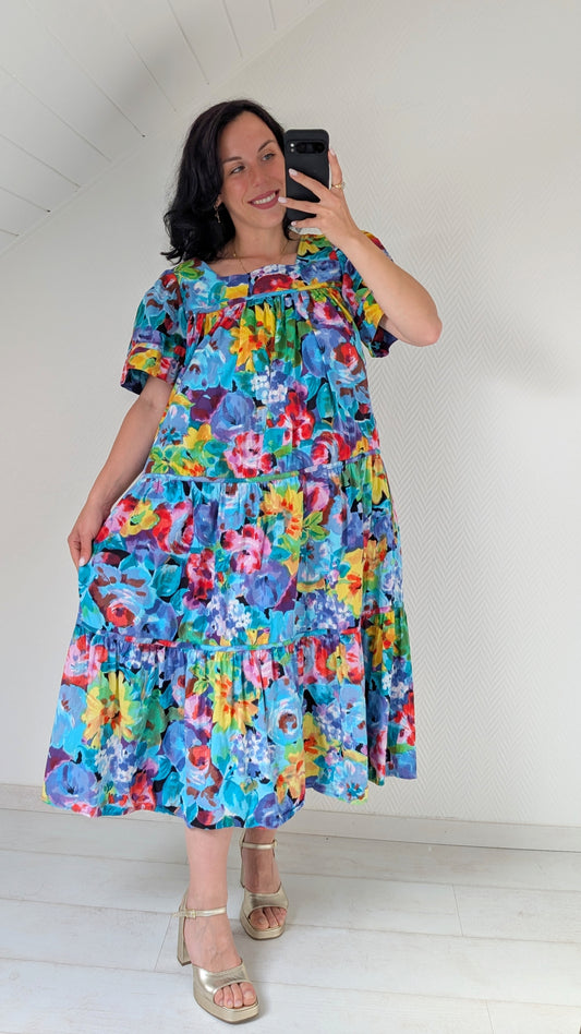 Robe coton ample babydoll