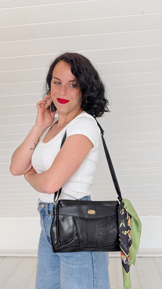 Sac à bandoulière cuir 90s