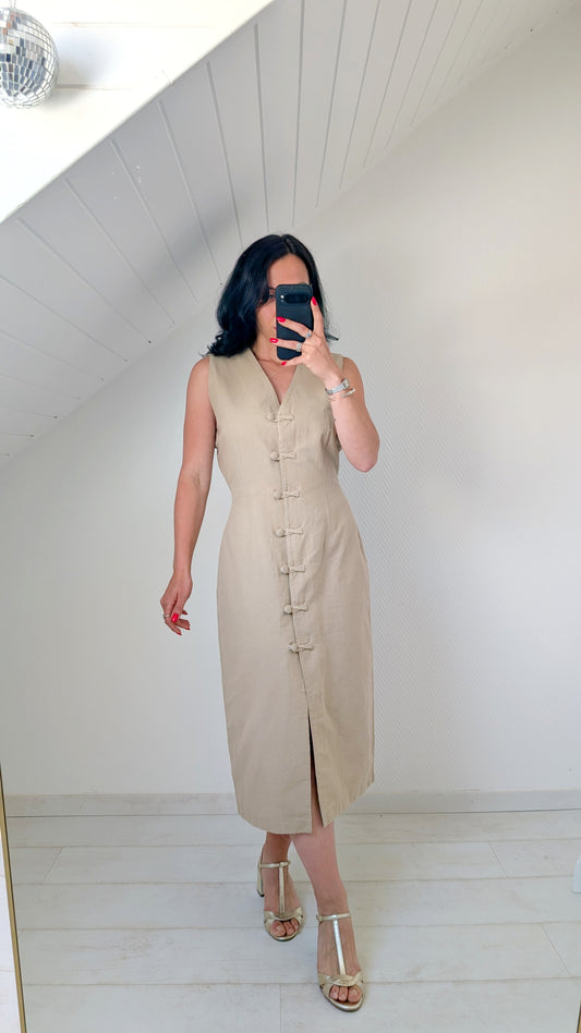 Robe 90s lin et coton T42