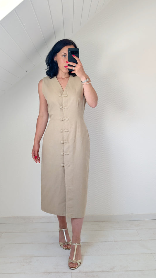 Robe 90s lin et coton T42