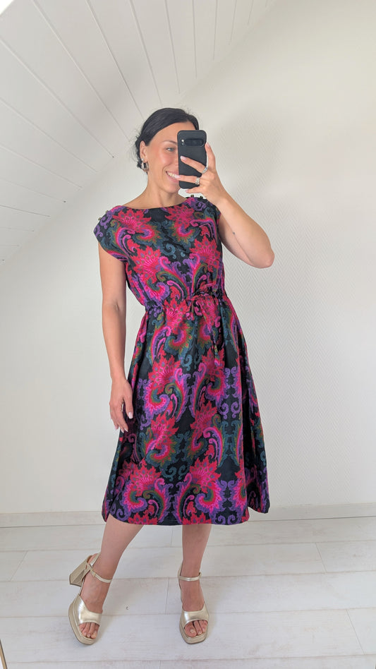 Robe 70s soie sauvage T40-42
