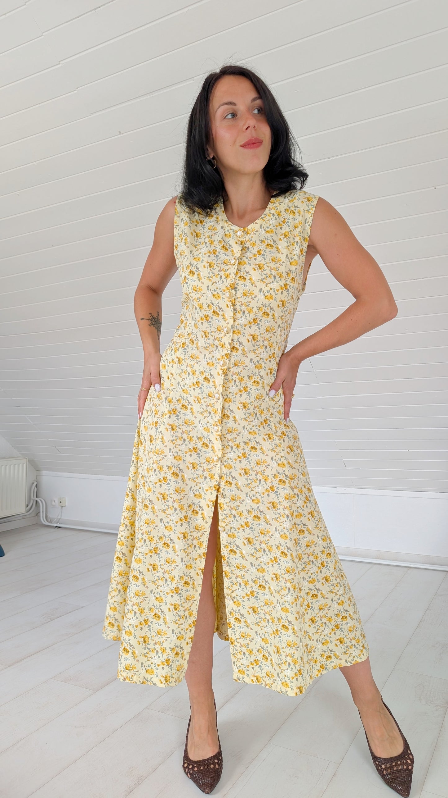 Robe coton maxi T36