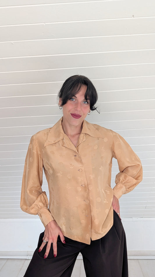 Blouse soie 1970 T38