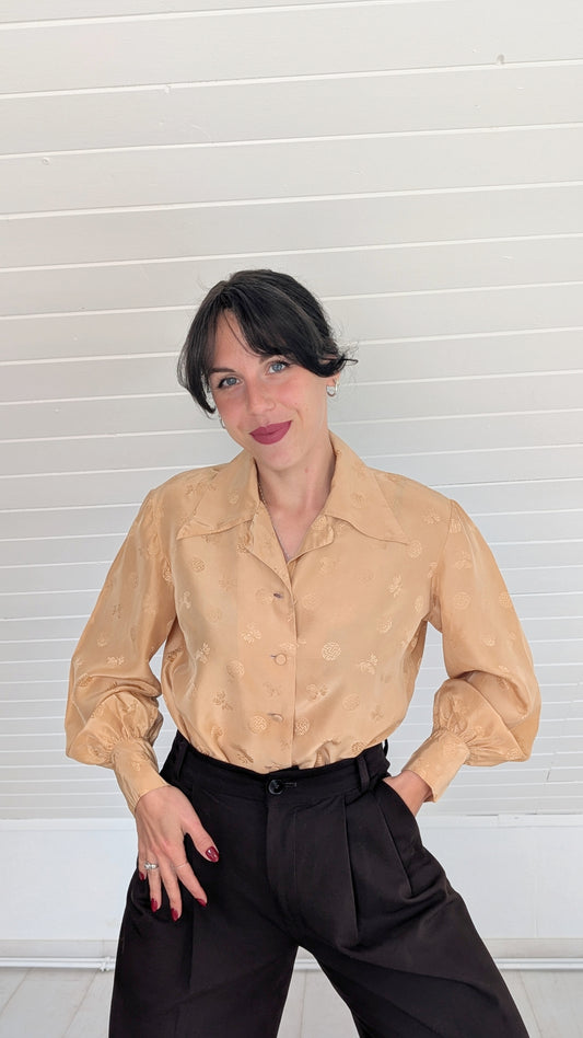Blouse soie 1970 T38