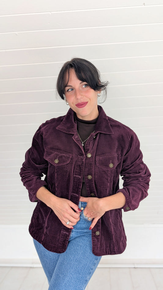 Veste/surchemise velours T40