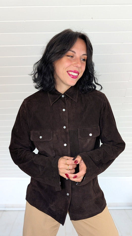 Chemise en daim (cuir) T38