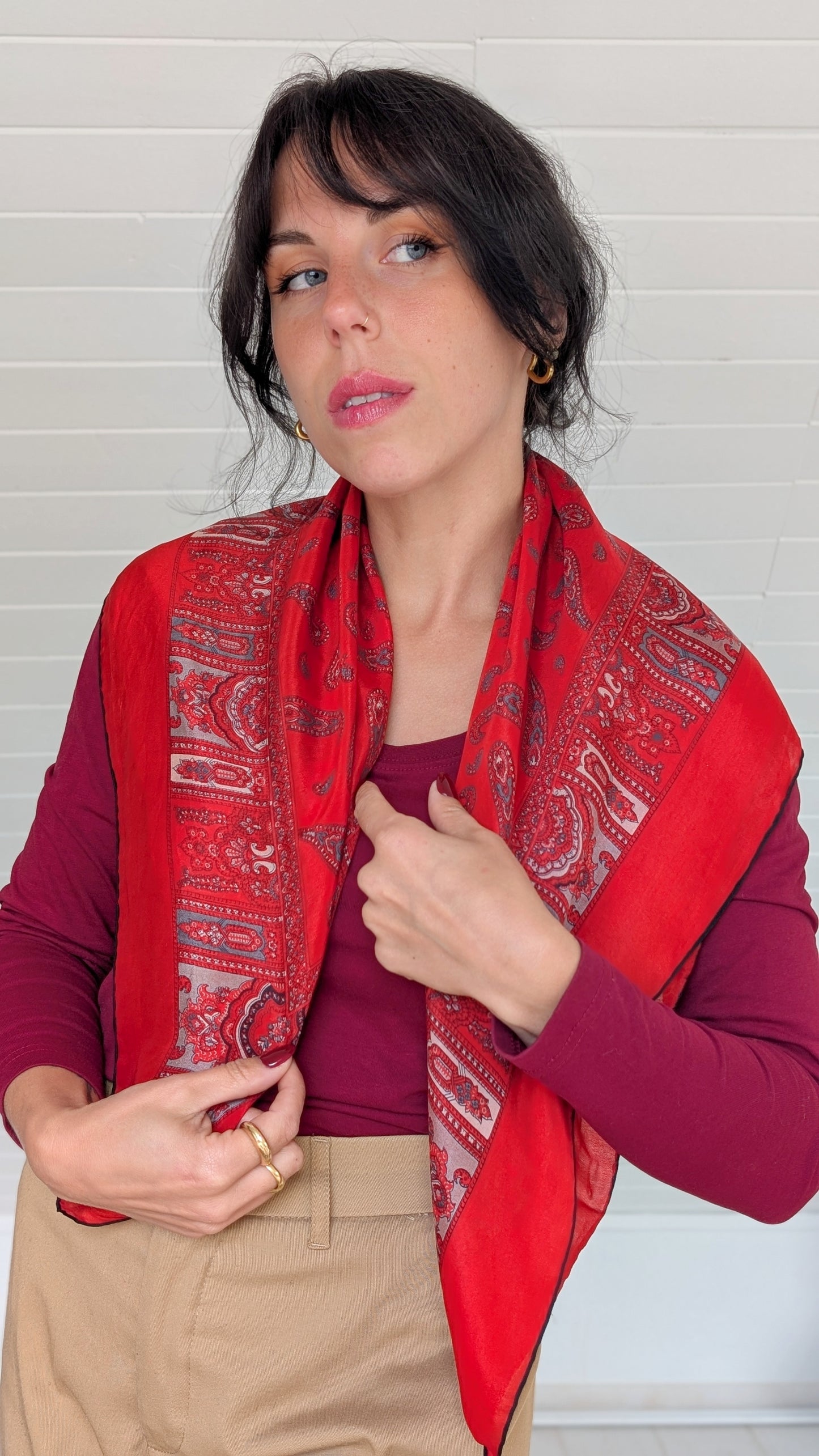 Foulard soie