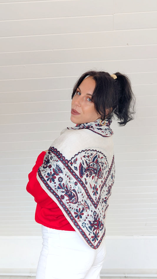 Foulard 100% soie