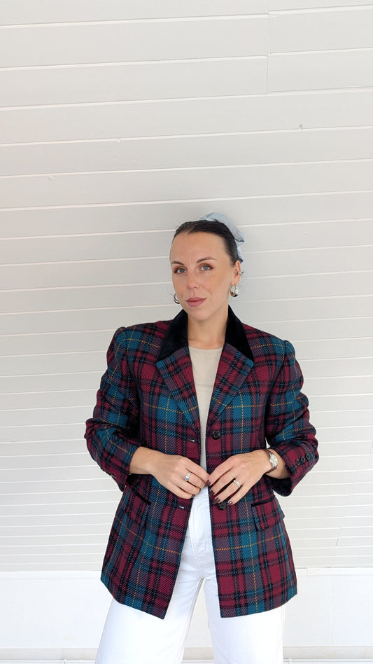 Blazer pure laine 80s T40