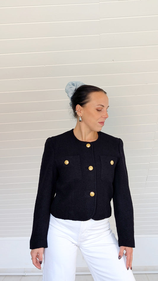 Blazer laine 80s T38