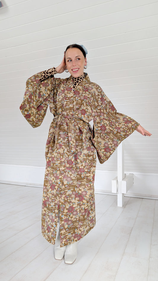 Kimono laine taille unique