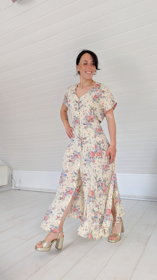 Robe viscose 1990 T38