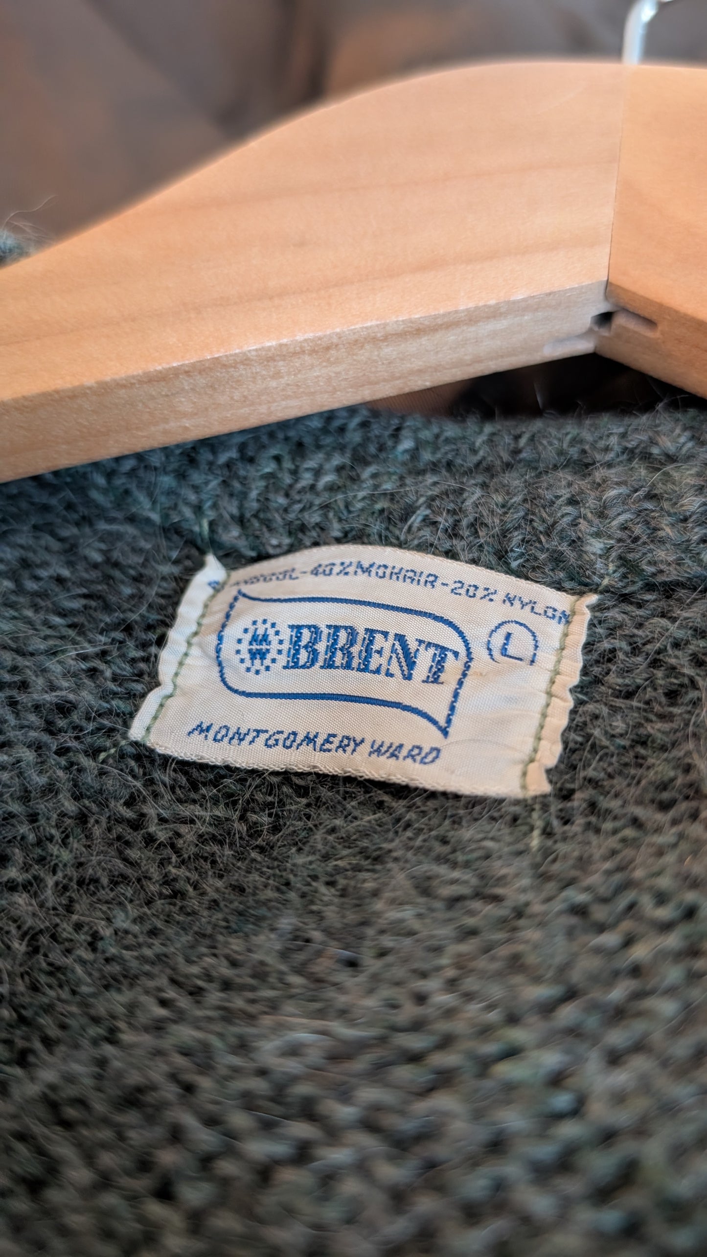 Cardigan laine et mohair T40-42