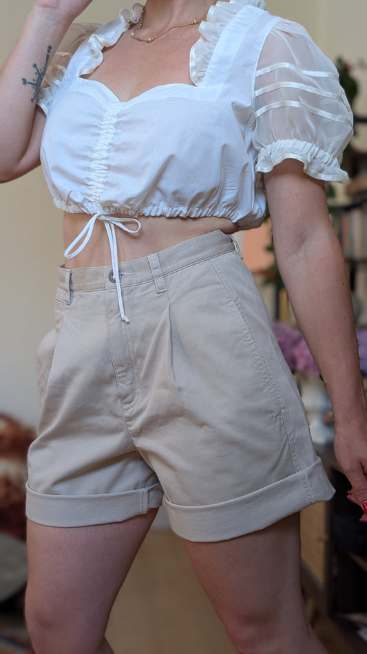 Short taille haute 80s T36