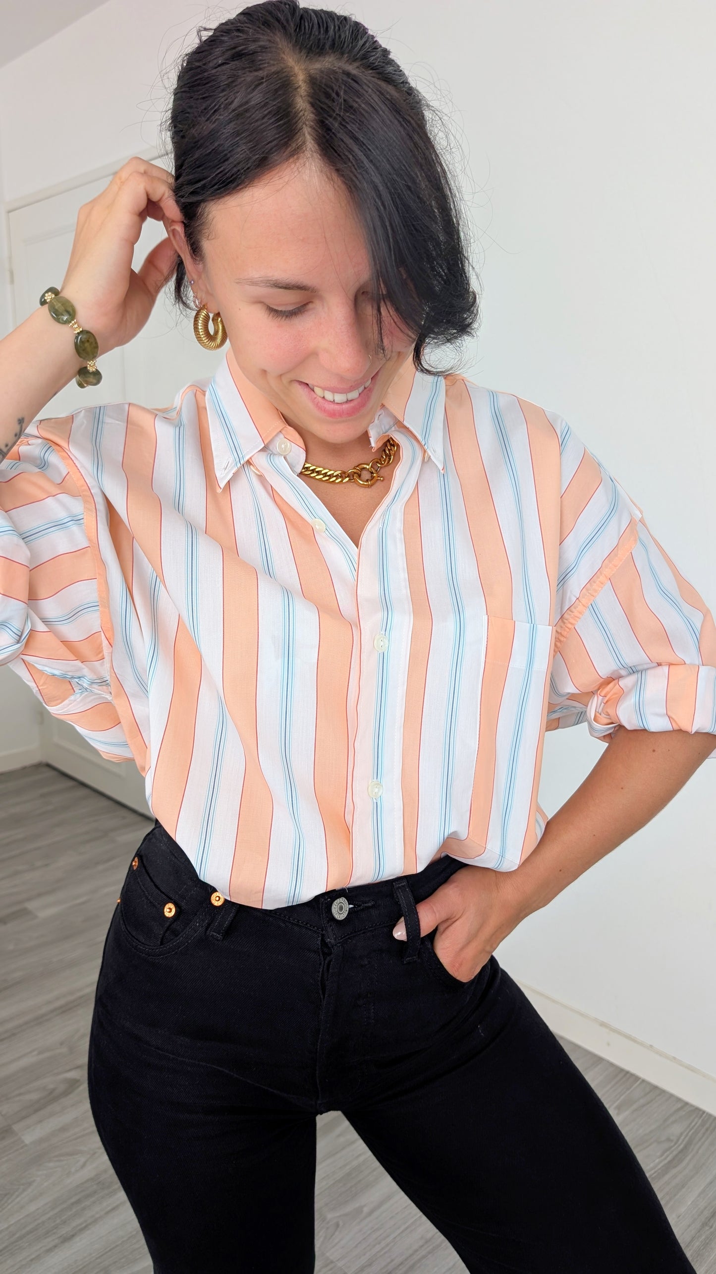 Chemise coton jusqu'à 44