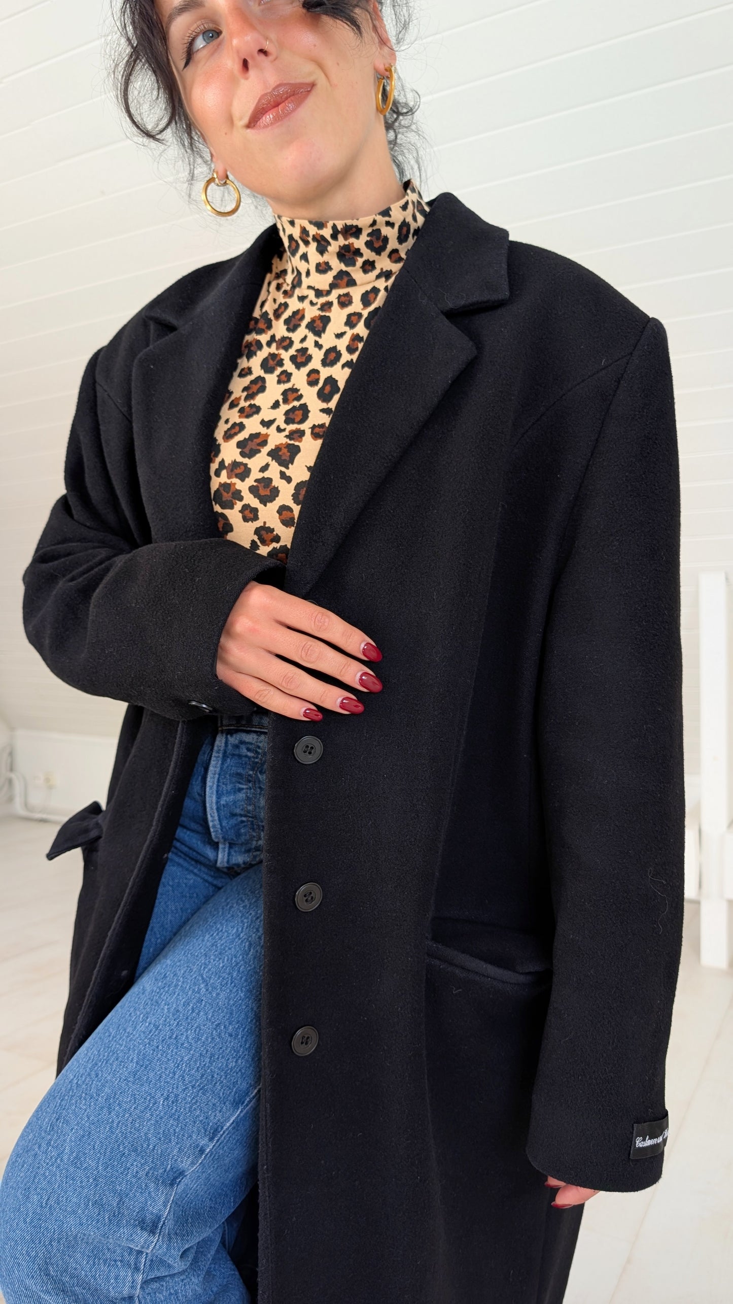 Manteau laine et cachemire T42