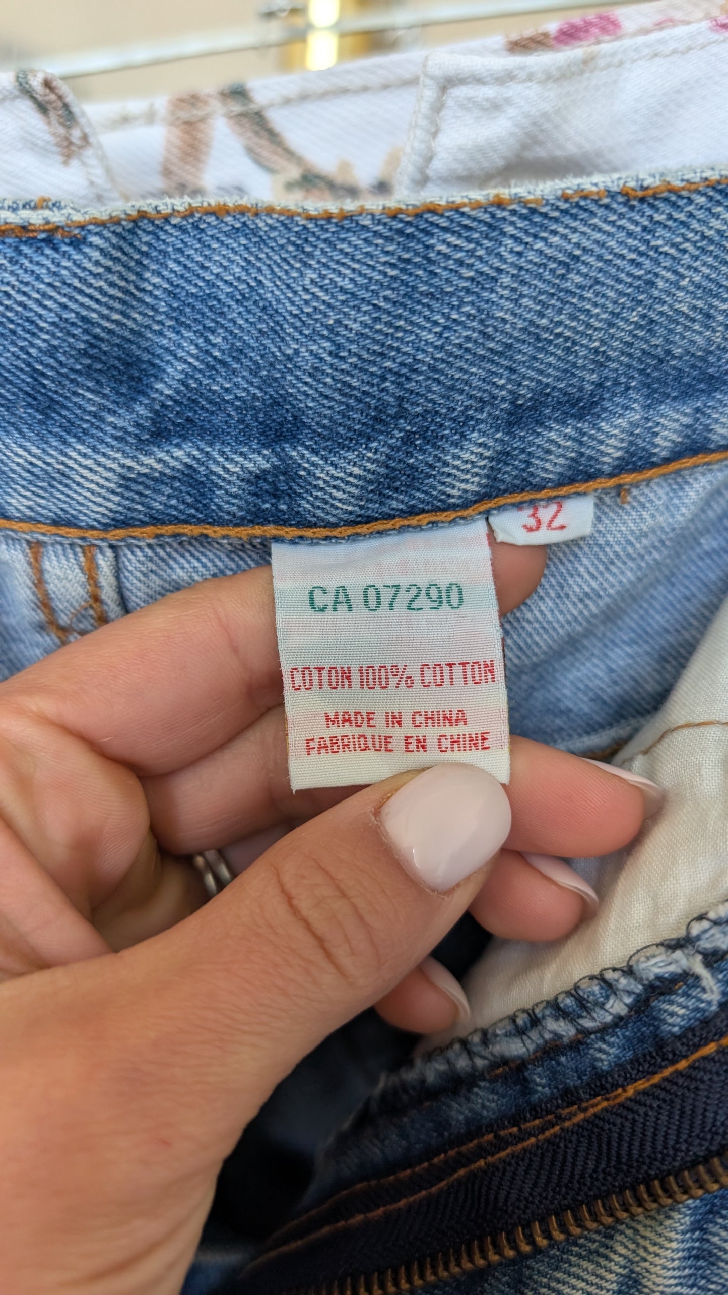 Short denim 1980 T40