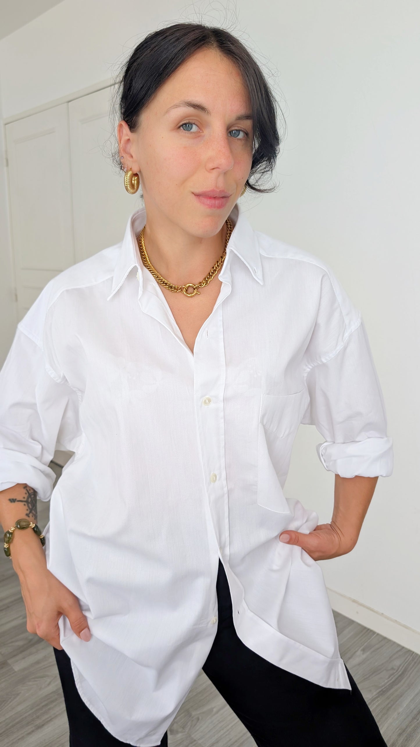 Chemise coton jusqu'à 44