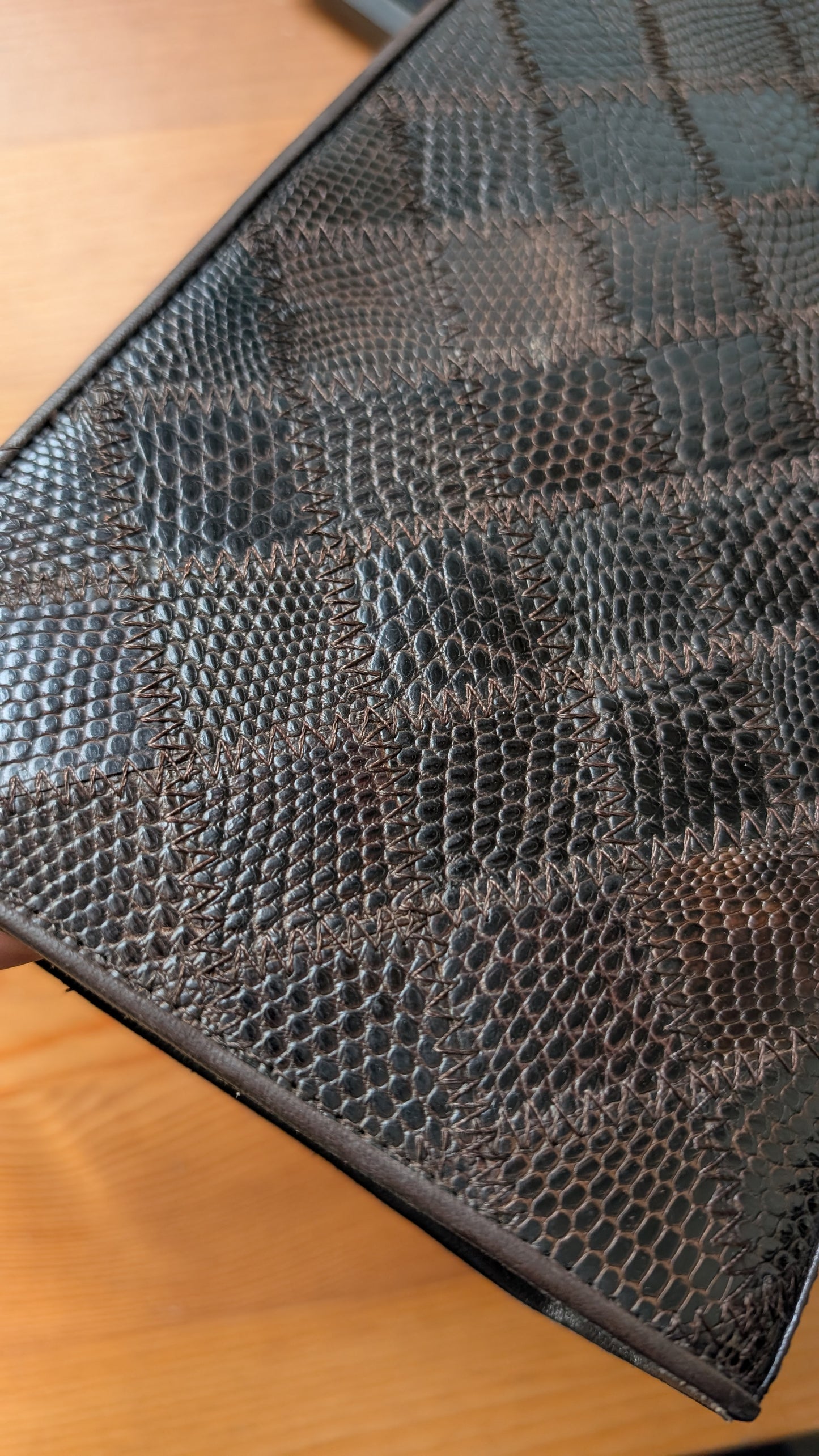 Sac croco cuir