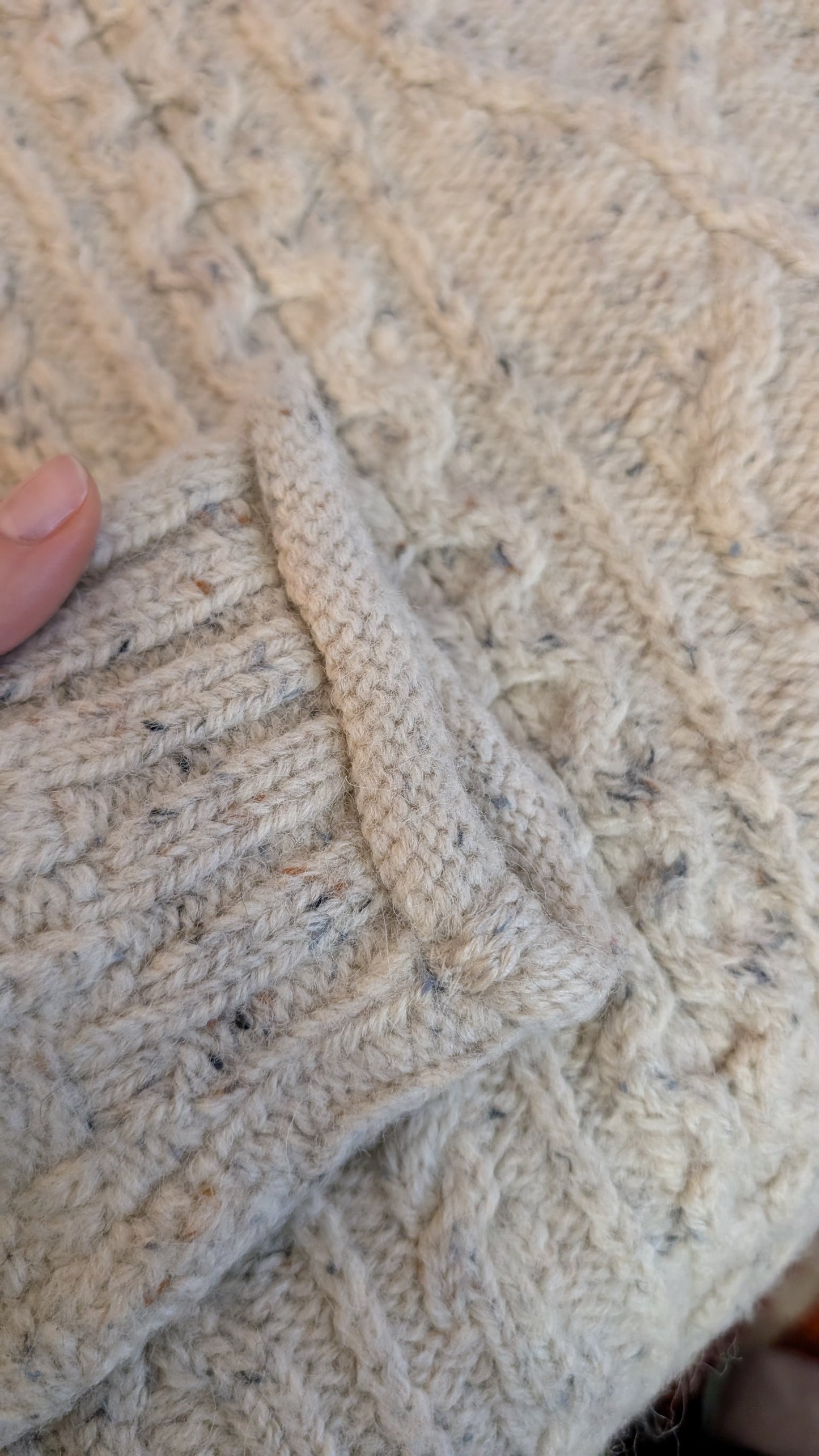 Pull irlandais pure laine T42-44