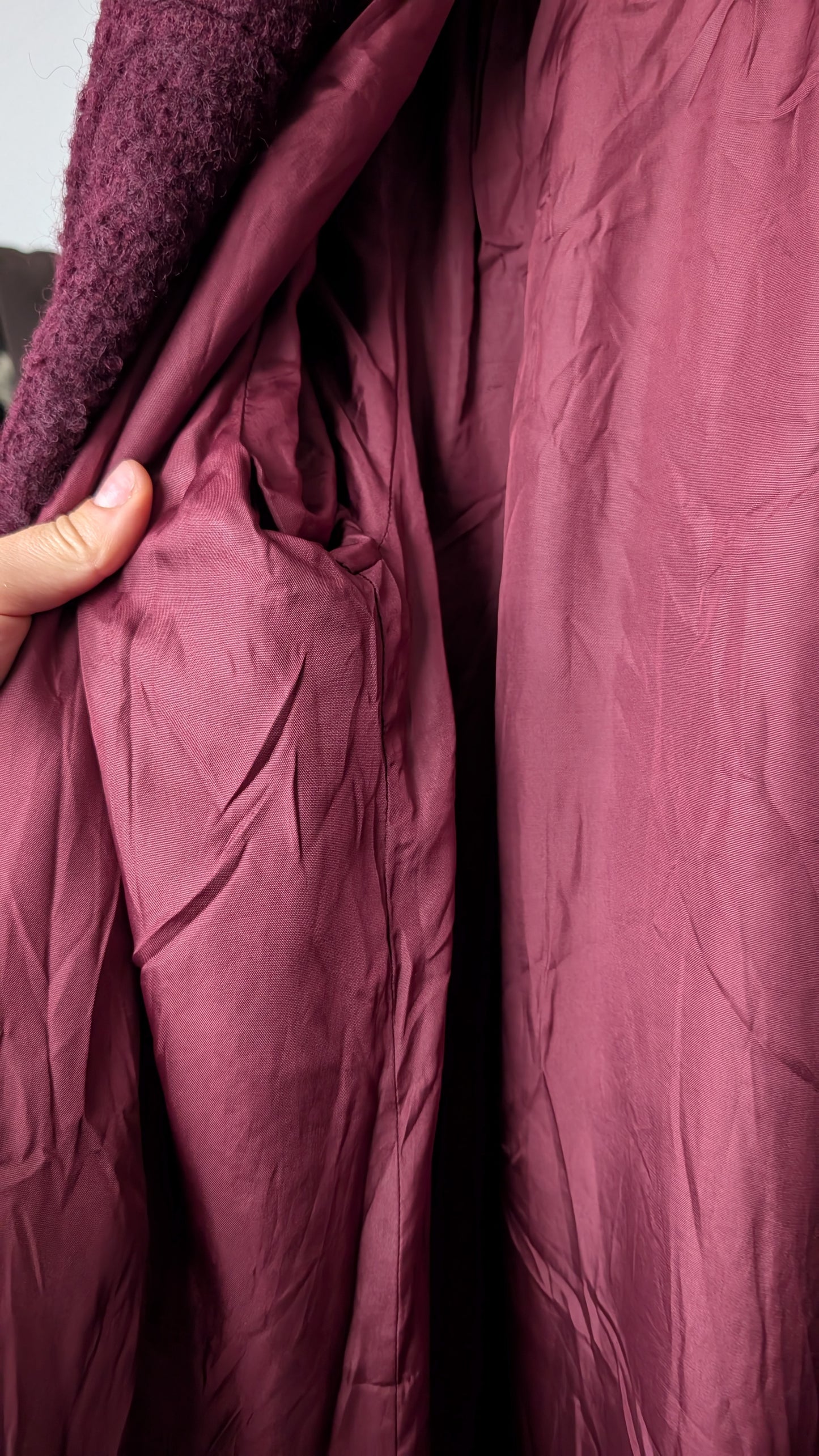 Manteau laine 70s T38