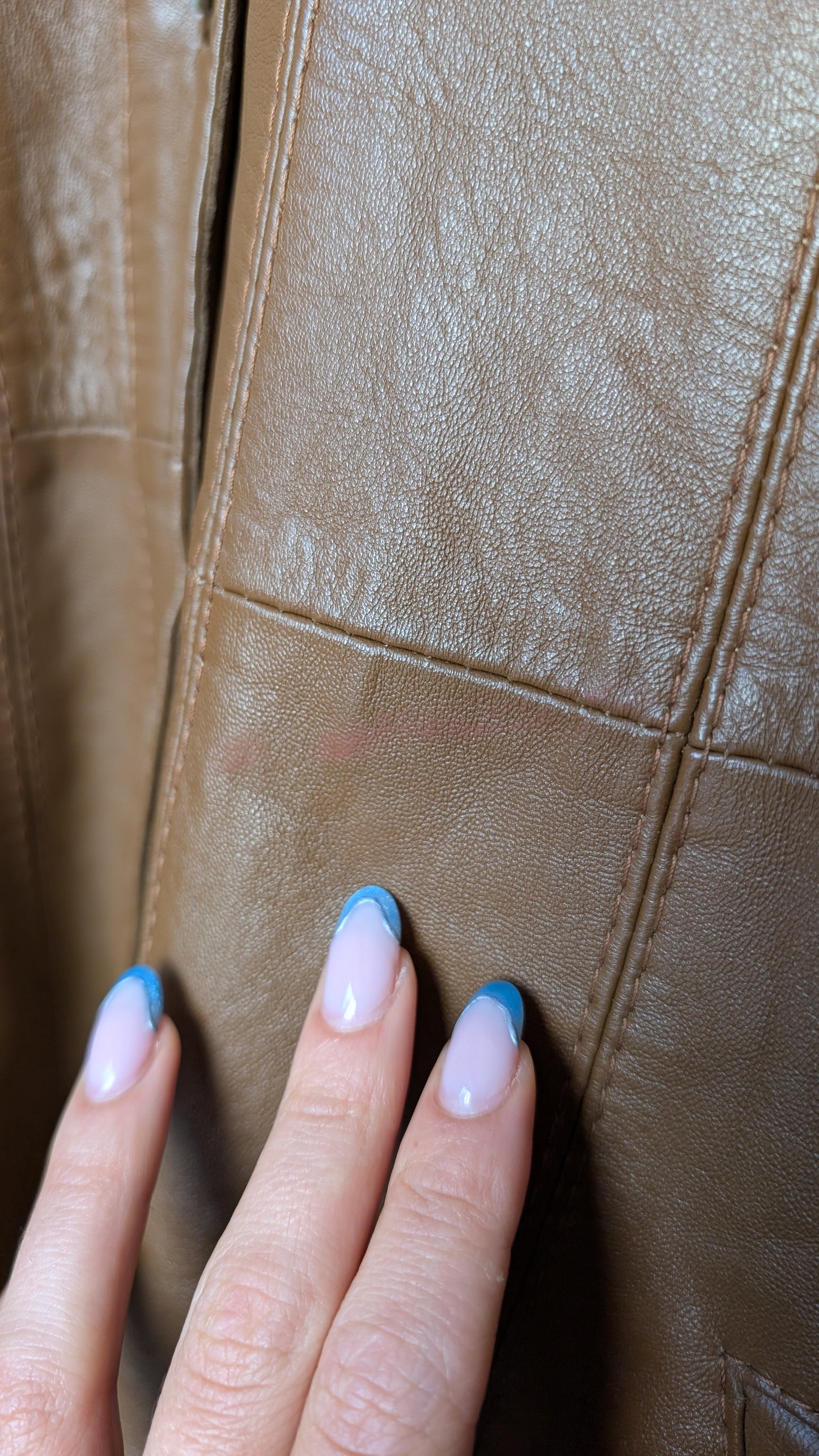 Trench cuir 70s T38
