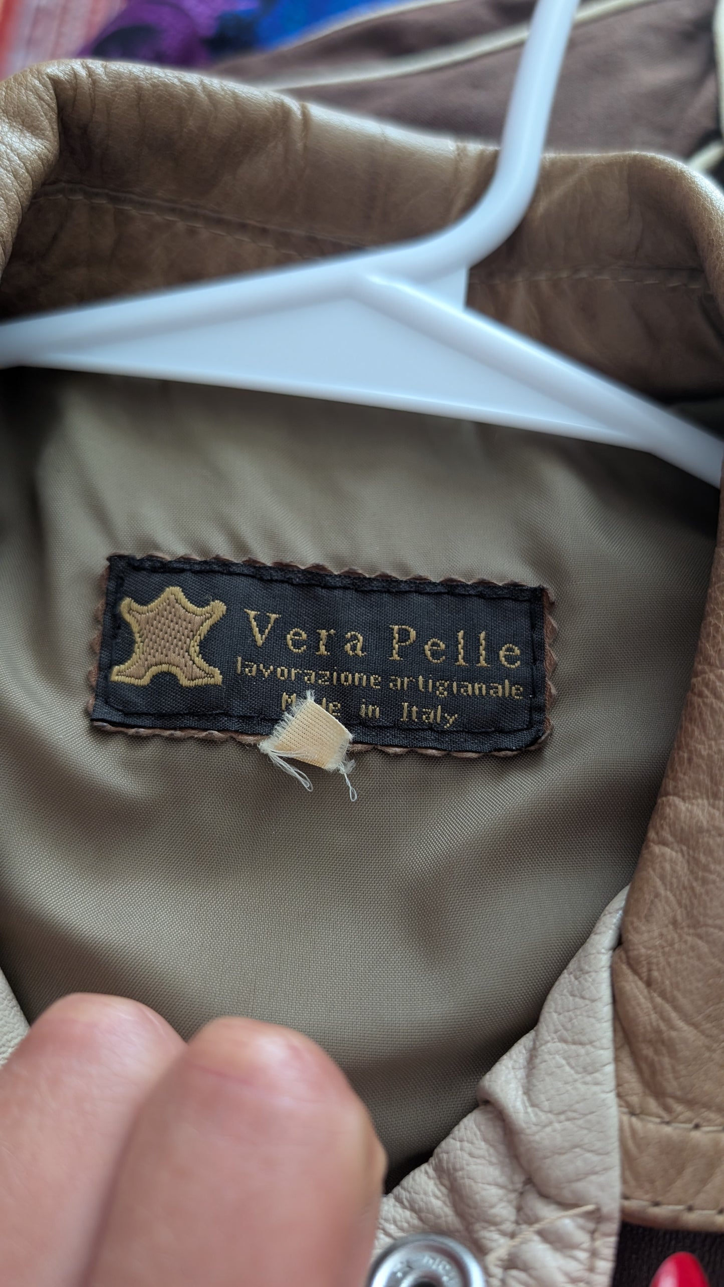Veste cuir agneau T36
