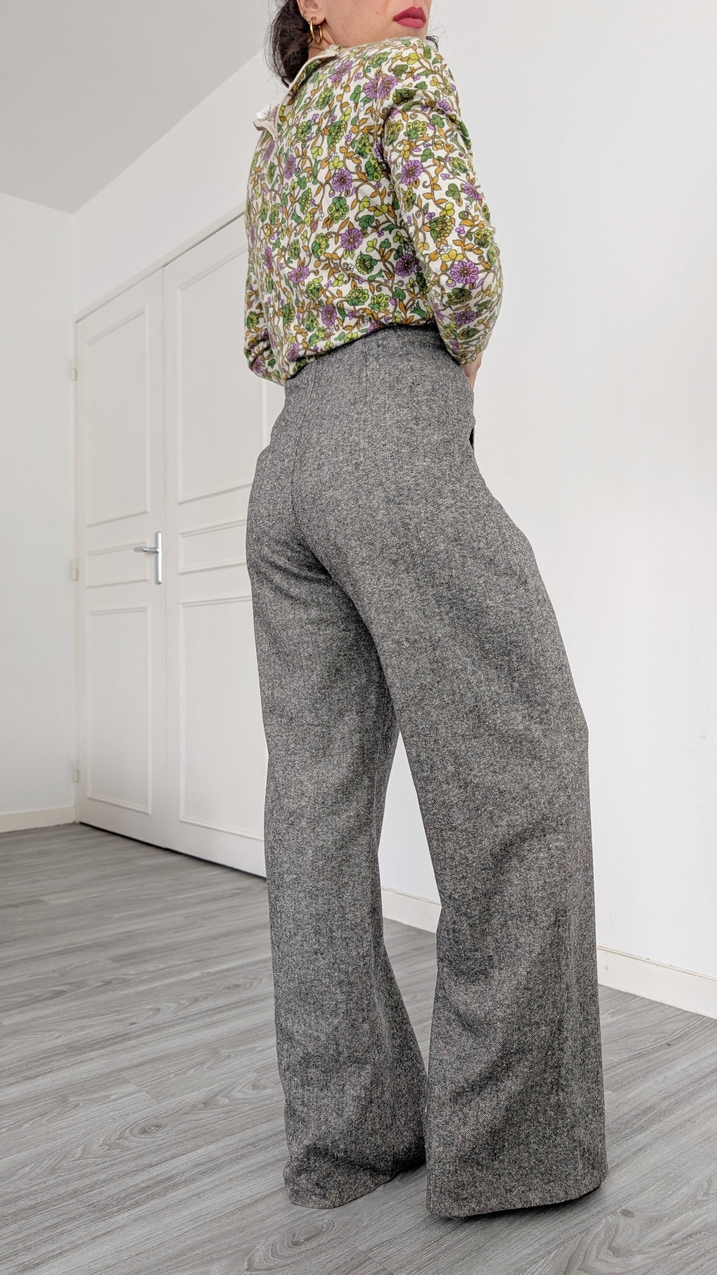 Pantalon laine palazzo T42