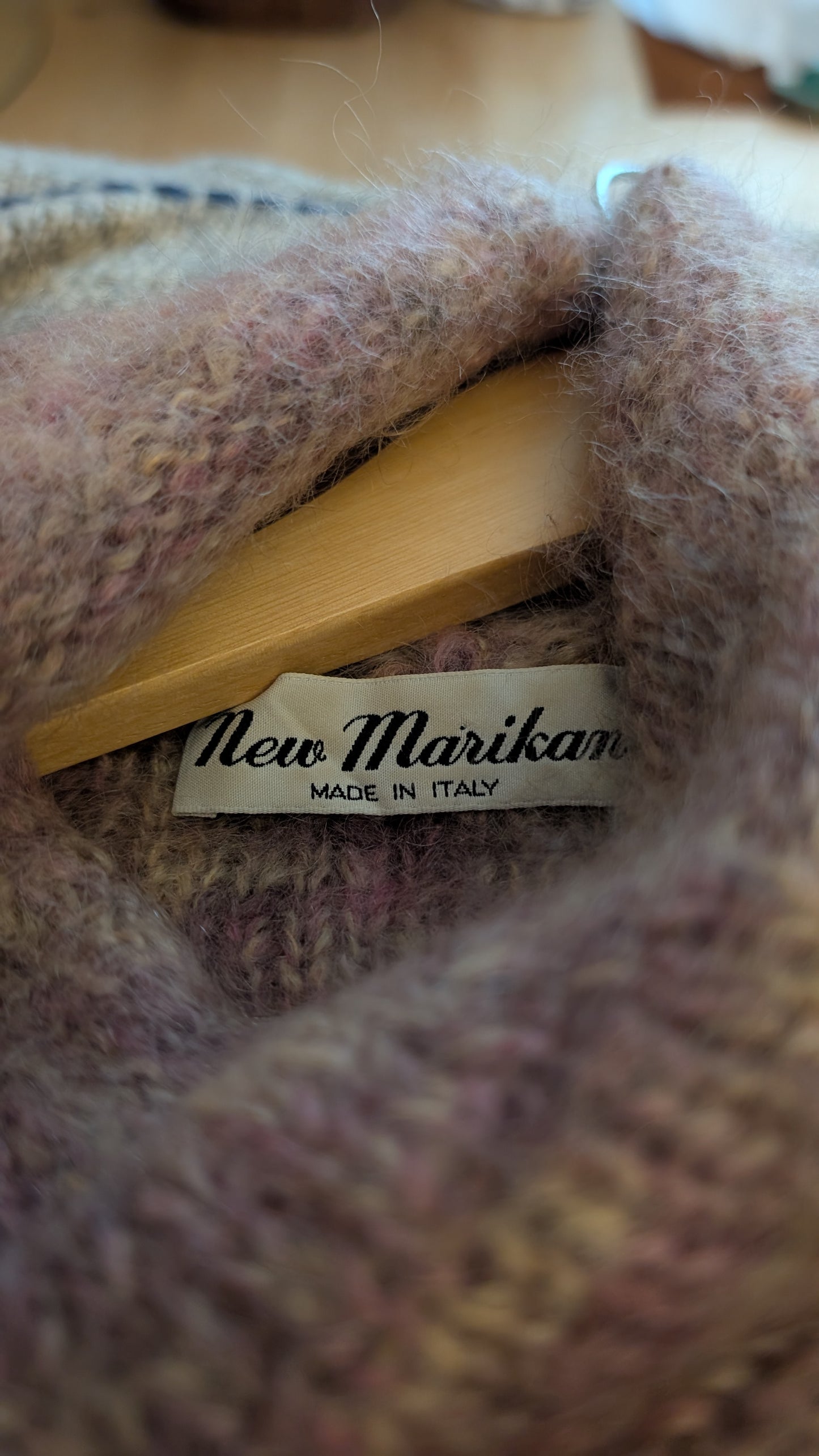 Pull laine et mohair T38-40