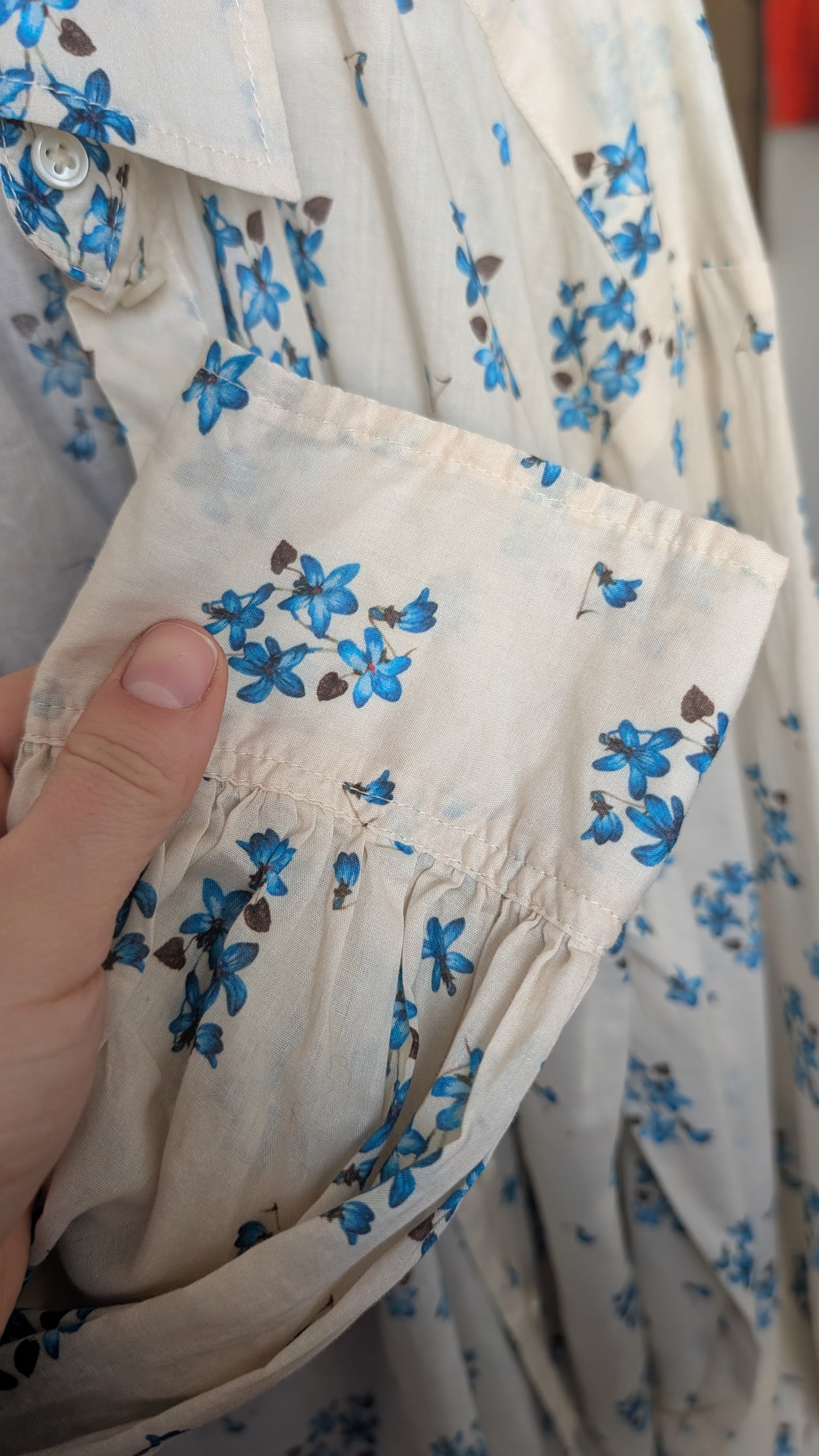 Chemise fleurie coton T38-40