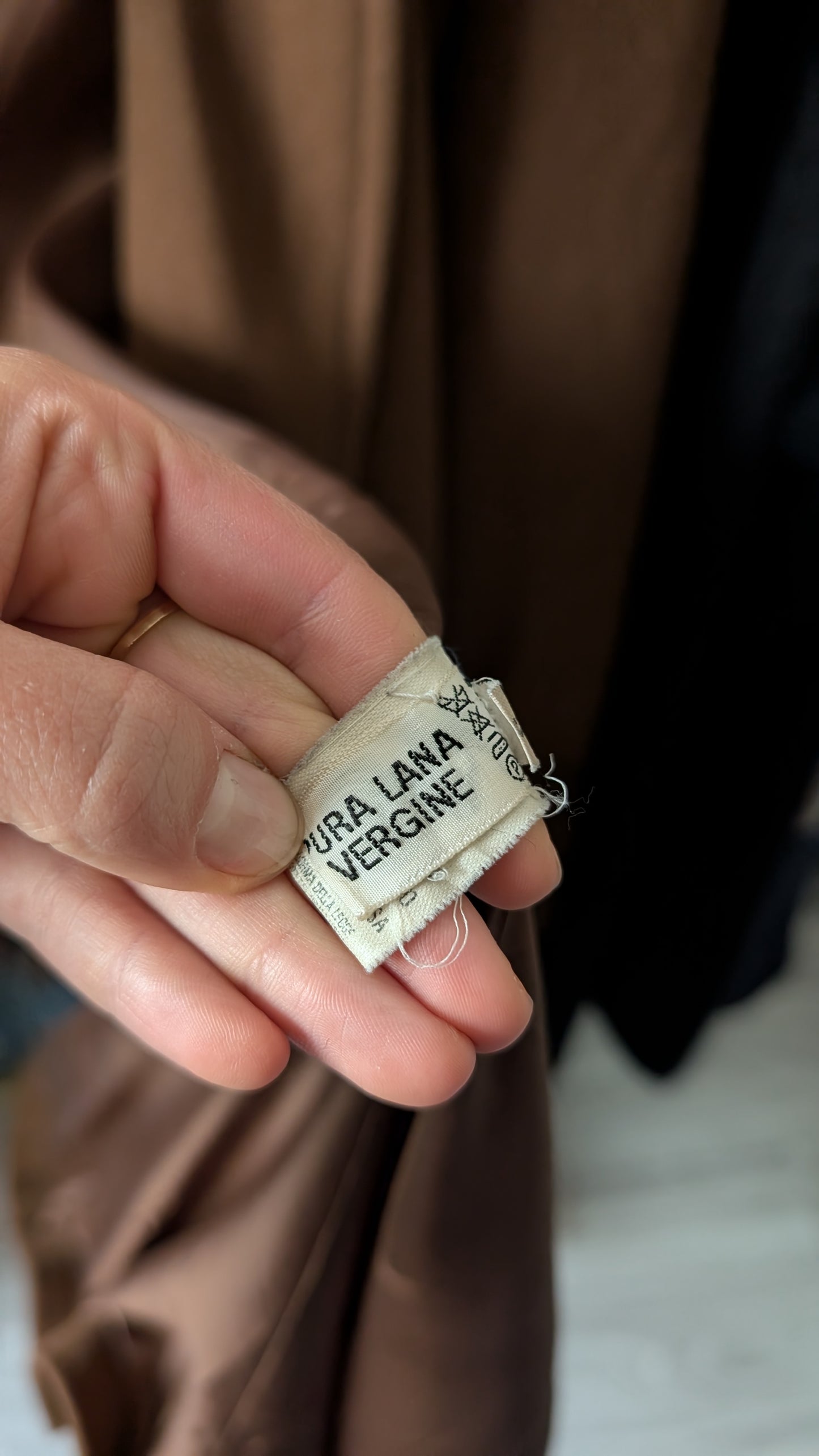 Manteau pure laine taille unique