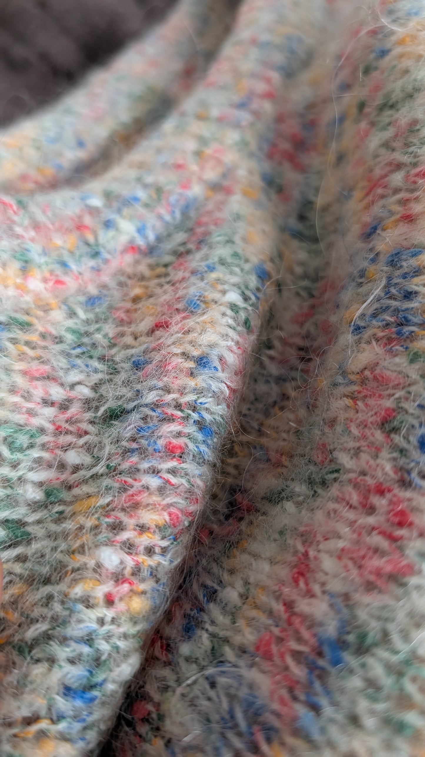 Pull laine fait main taille 38