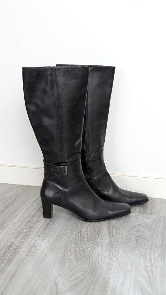 Bottes hautes cuir pointure 39.5/40