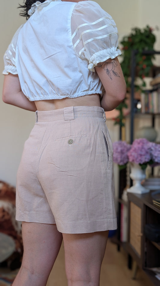 Short coton et lin 80s T36
