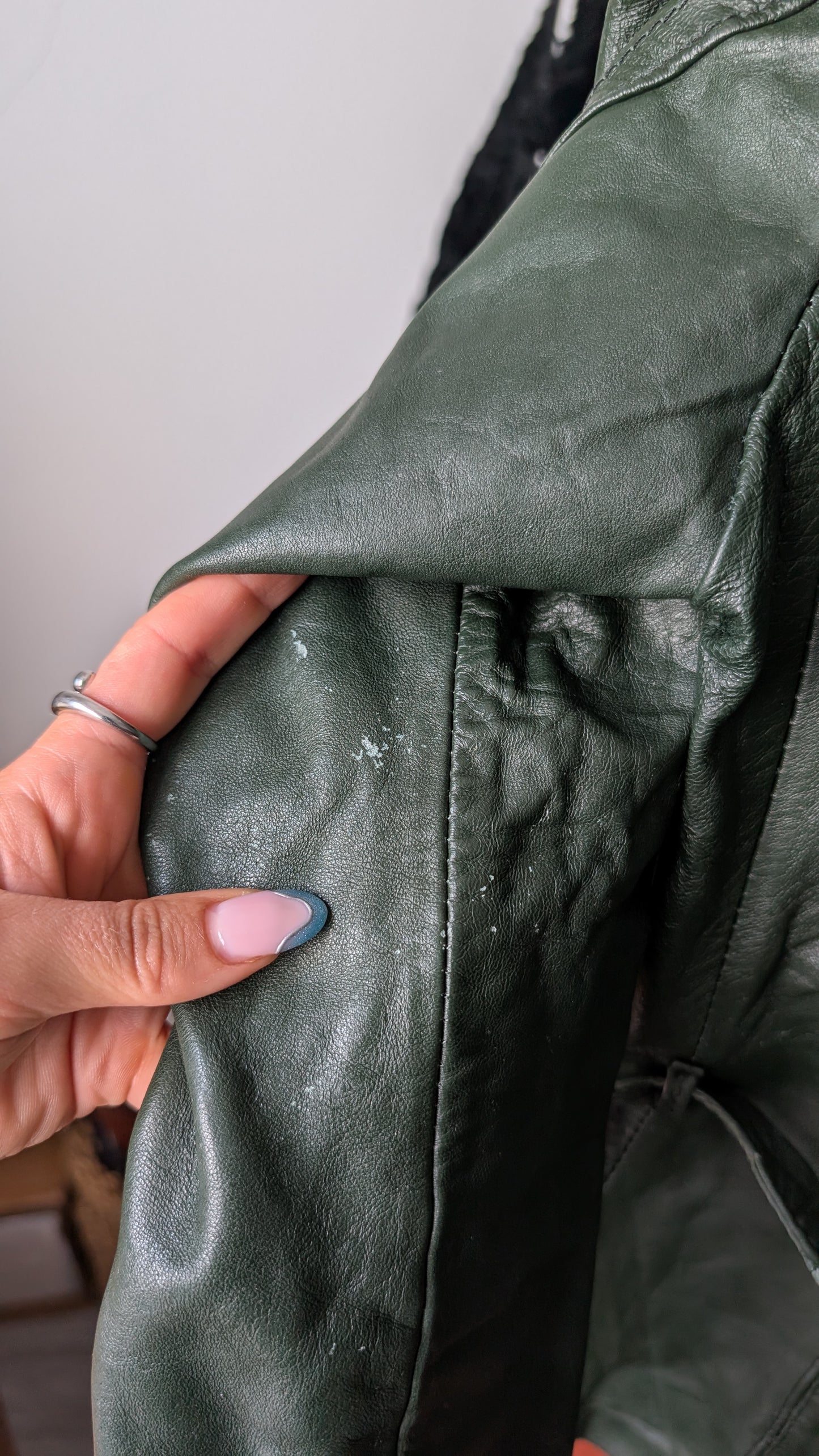 Trench cuir 70s T36-38