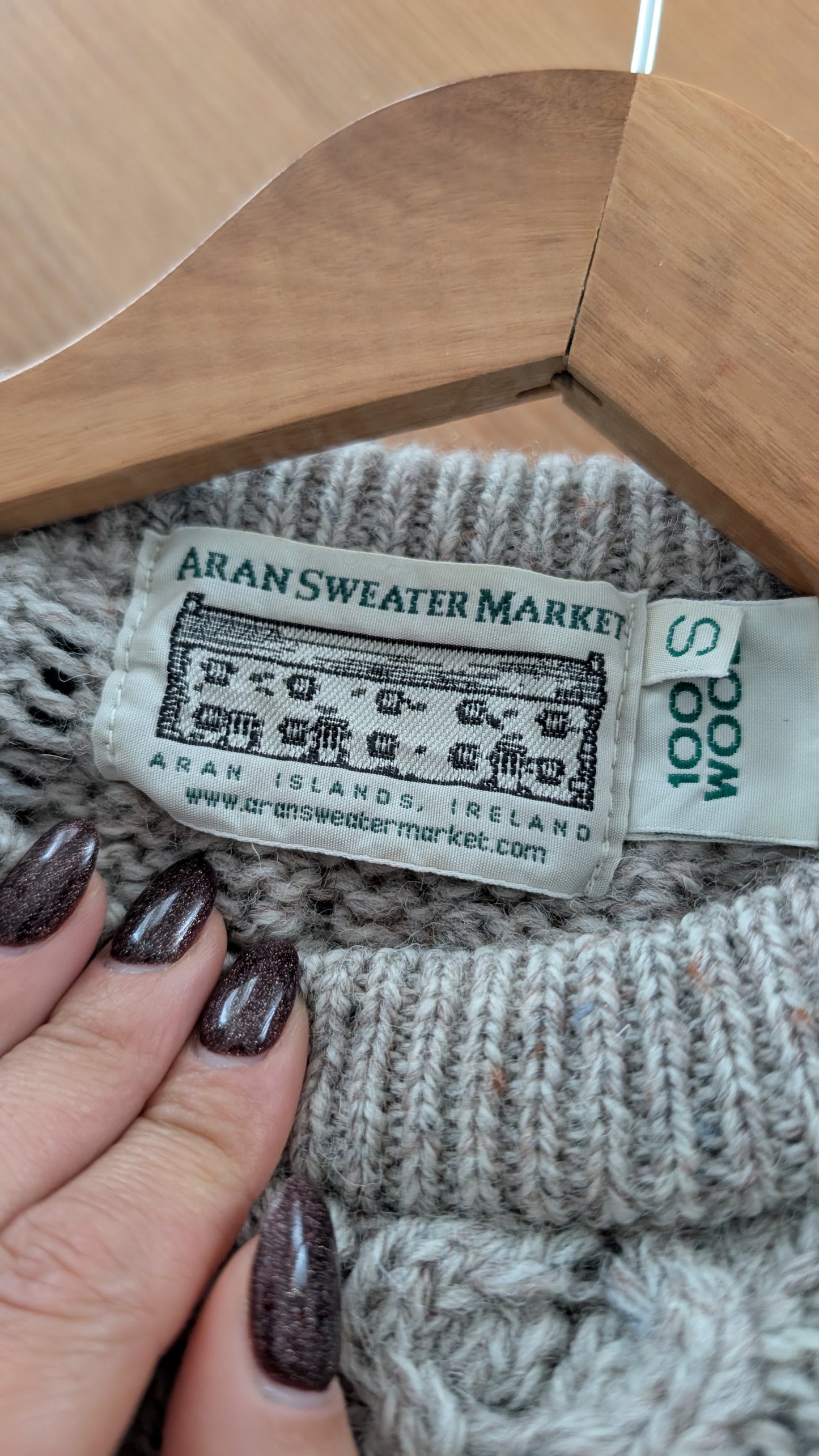 Pull irlandais 100% laine T40-42
