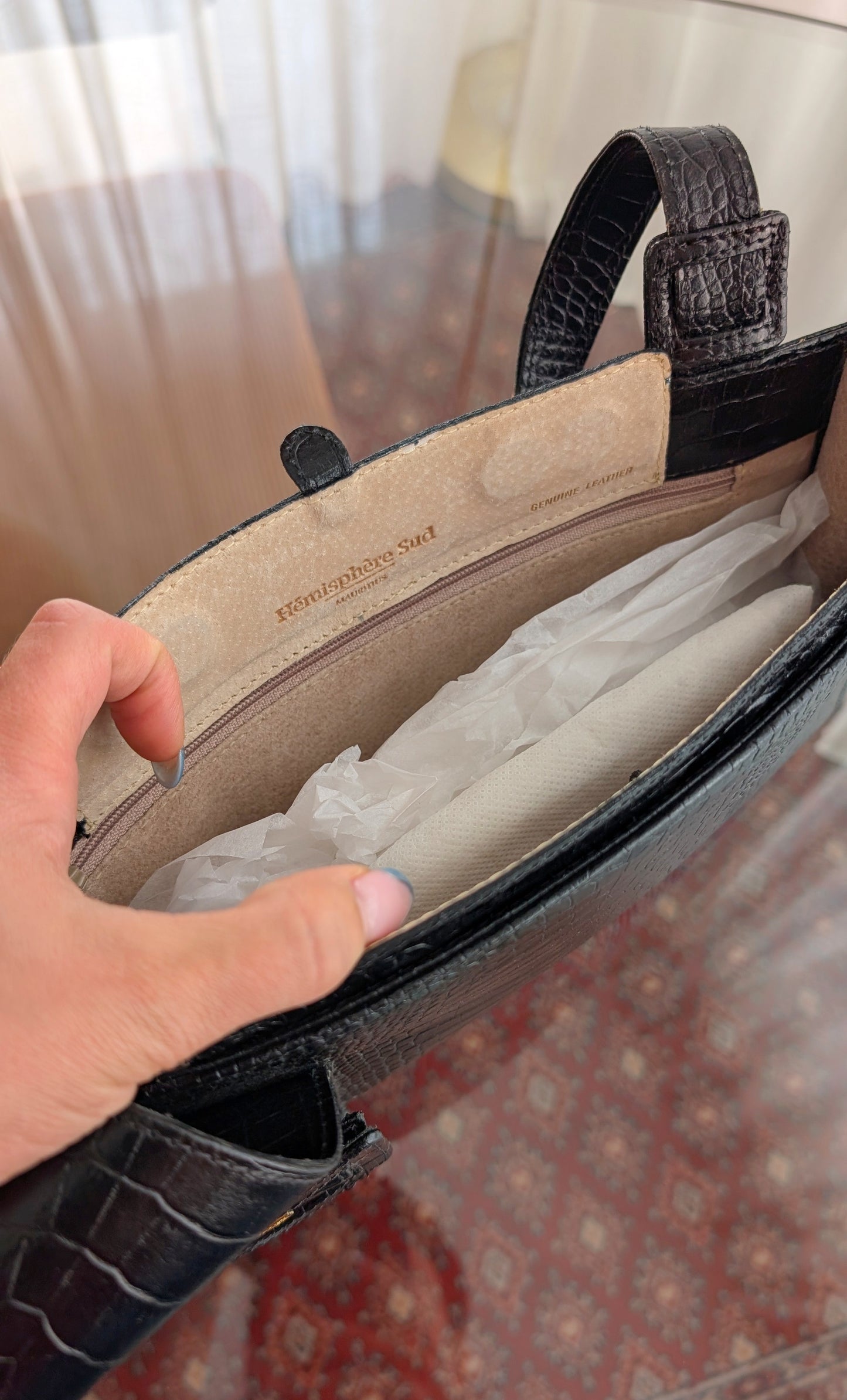 Sac cuir neuf déstockage