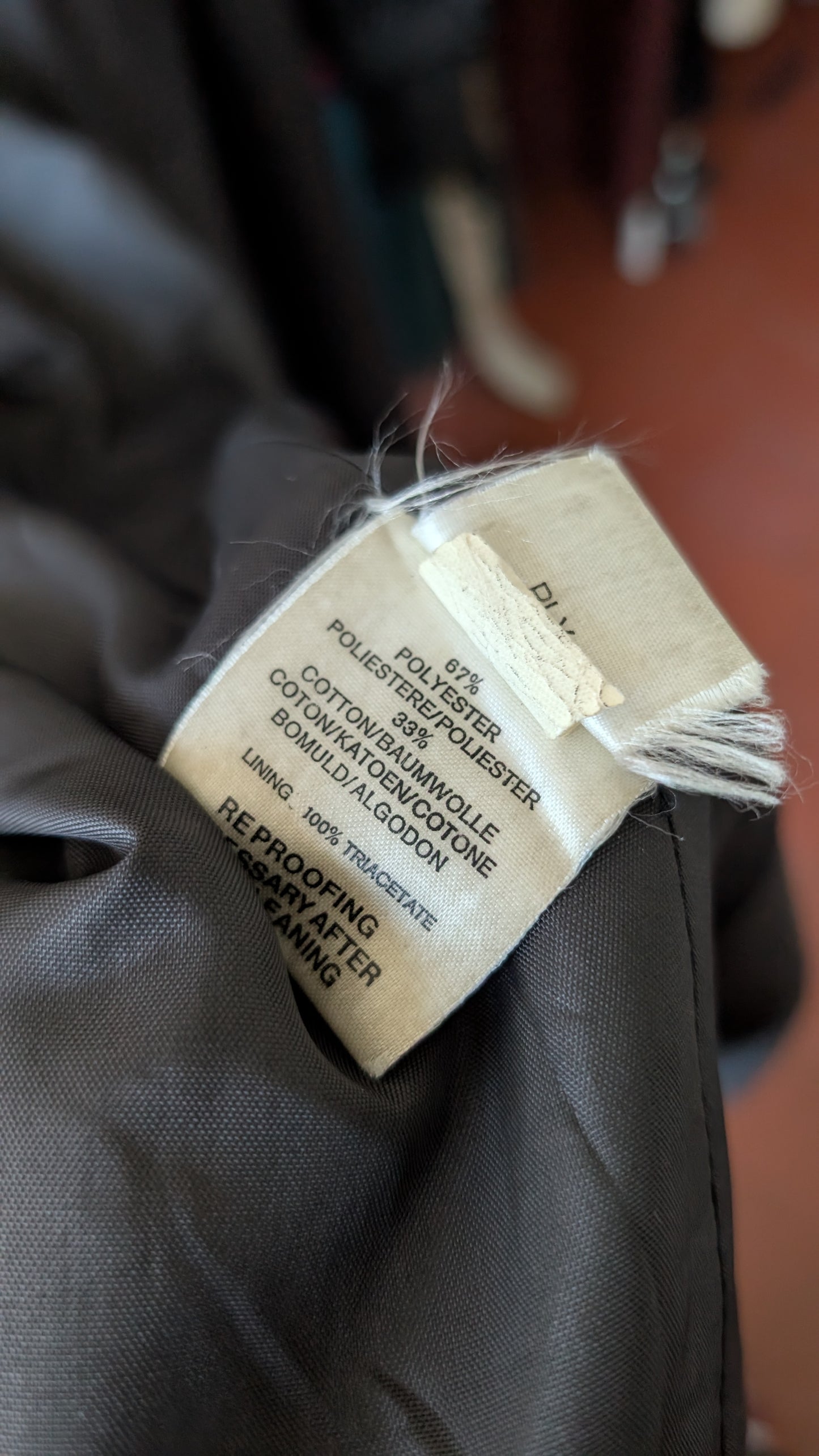 Trench long ample 1980 du 34 au 44