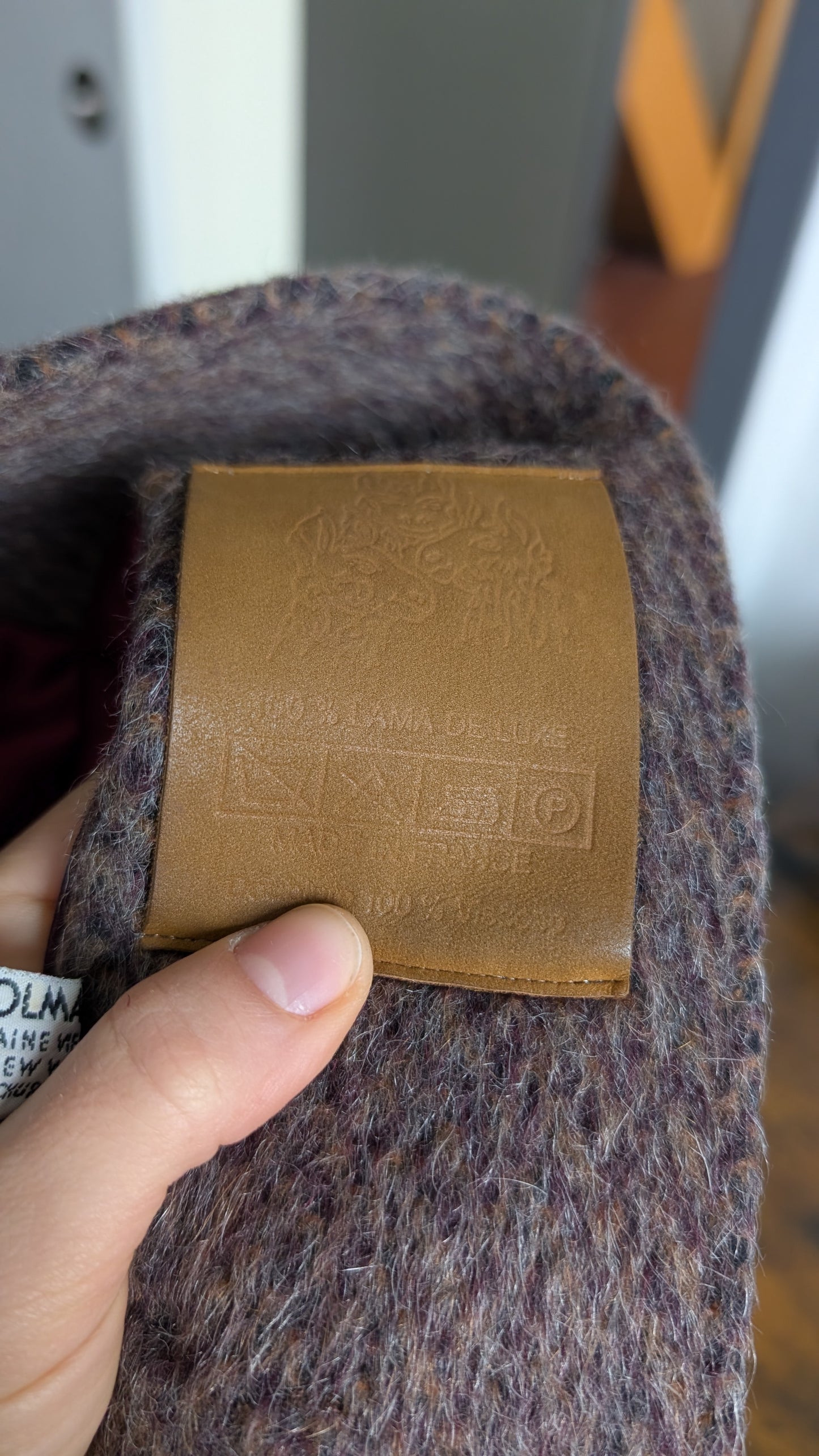 Manteau pure laine lama T40-42