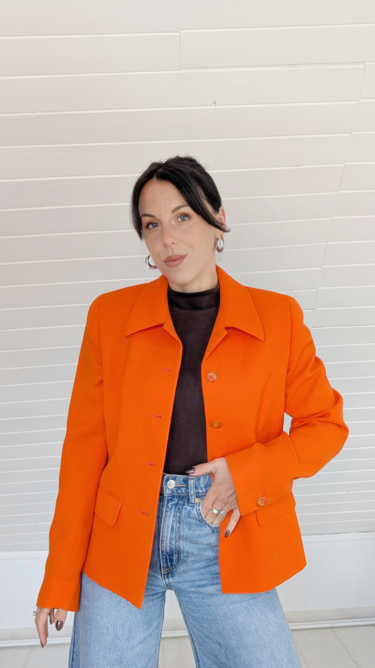 Blazer pure laine 90s T38